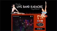 Desktop Screenshot of livebandkaraokela.com